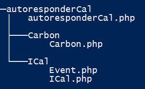 Control cPanel email autoresponder with a Google Calendar